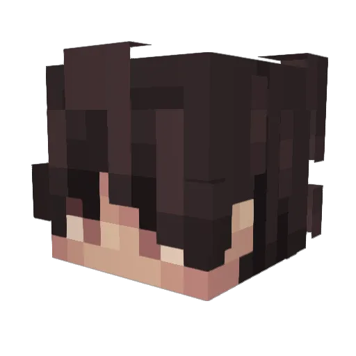 upez Minecraft avatar head, 3D render
