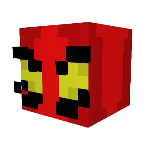uploadergamingYT Minecraft avatar head, 3D render