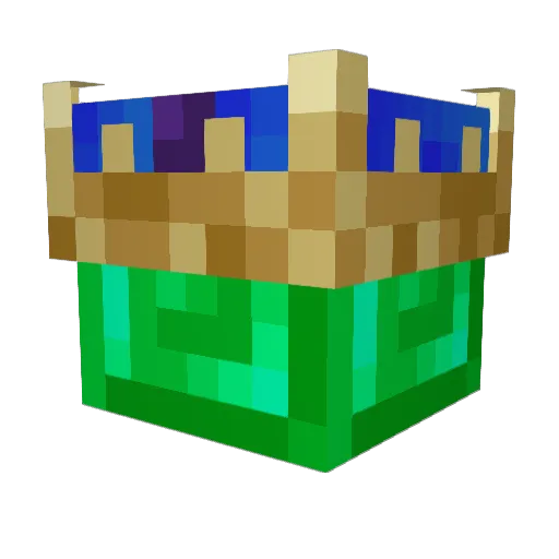 upper1997 Minecraft avatar head, 3D render