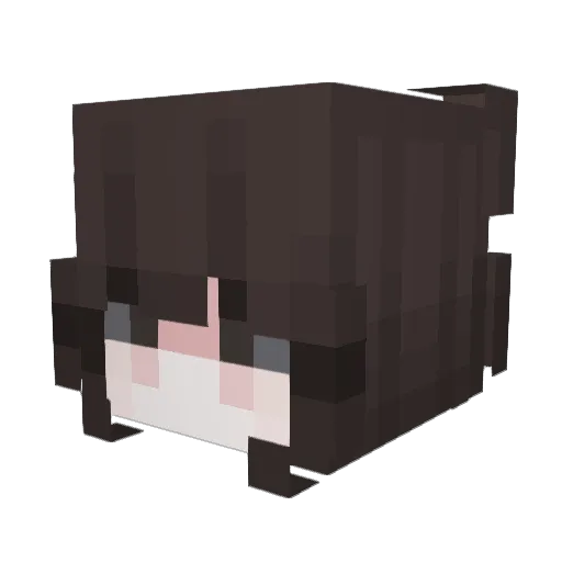 uppss Minecraft avatar head, 3D render