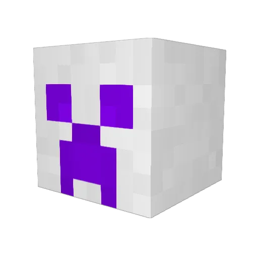 upsetpanini1337 Minecraft avatar head, 3D render