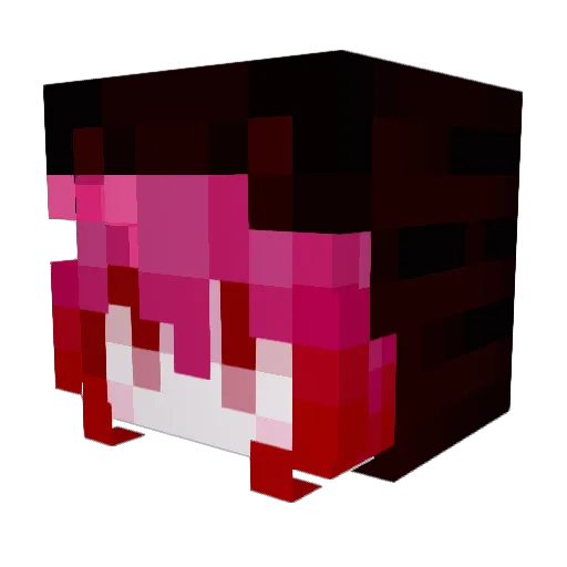upswett Minecraft avatar head, 3D render