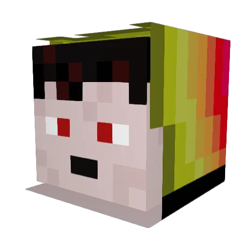 urEZ_superr Minecraft avatar head, 3D render
