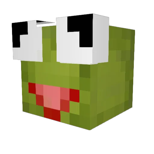 urMateJax Minecraft avatar head, 3D render