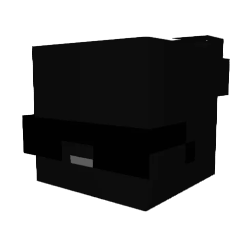 urTThar Minecraft avatar head, 3D render