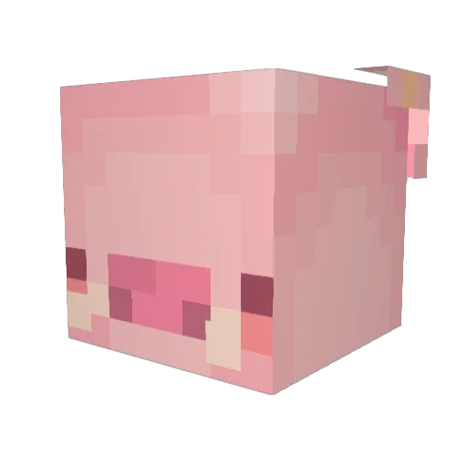 uraaq Minecraft avatar head, 3D render