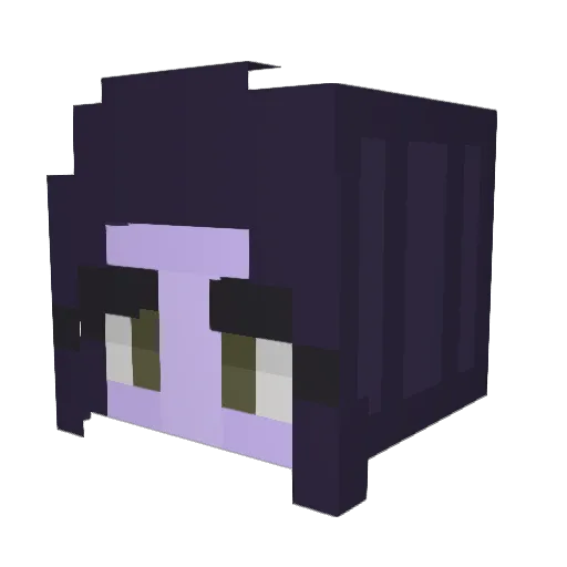 uraganogiuls Minecraft avatar head, 3D render