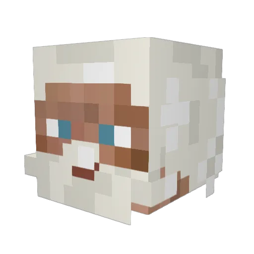 uraiwe Minecraft avatar head, 3D render