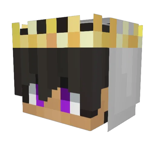 uraniumboy Minecraft avatar head, 3D render