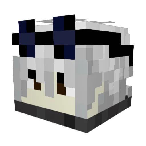 urantagonist Minecraft avatar head, 3D render