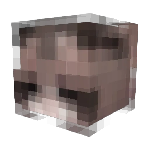 uraslag Minecraft avatar head, 3D render