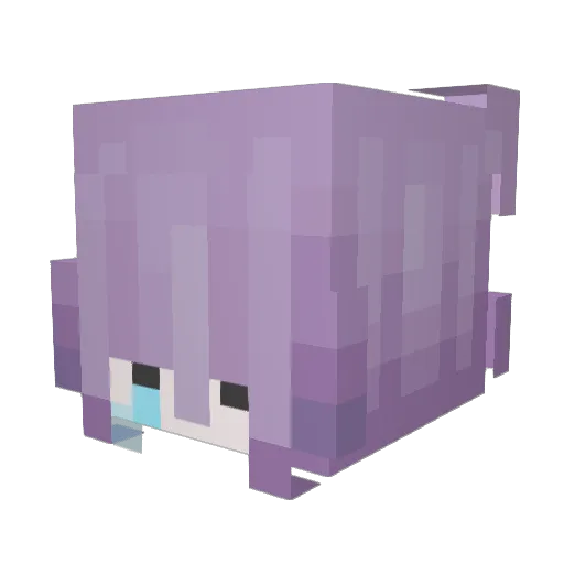 urcv Minecraft avatar head, 3D render