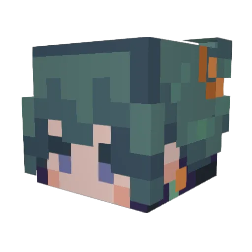 urdadsbiggestfan Minecraft avatar head, 3D render