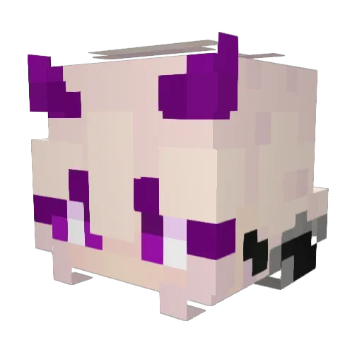 urdarlingsuki Minecraft avatar head, 3D render