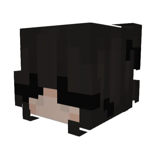 urfaavbrii Minecraft avatar head, 3D render
