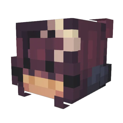 urfavdani Minecraft avatar head, 3D render