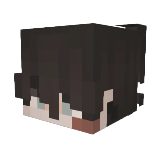 urfavmody Minecraft avatar head, 3D render