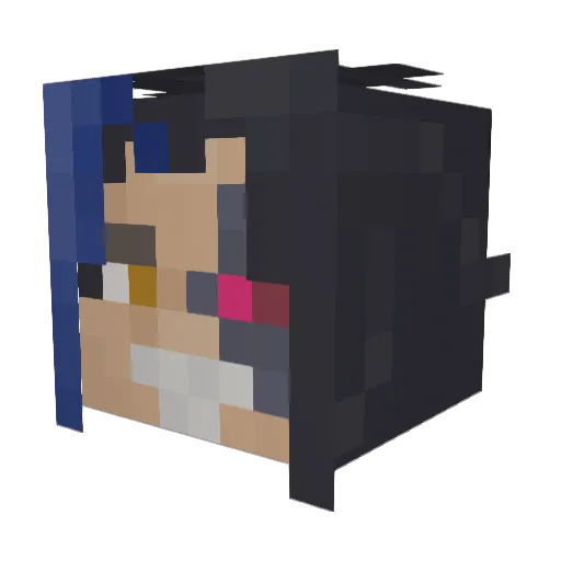 urflevel Minecraft avatar head, 3D render