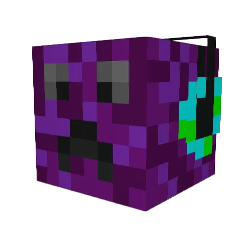 urgetobuild Minecraft avatar head, 3D render