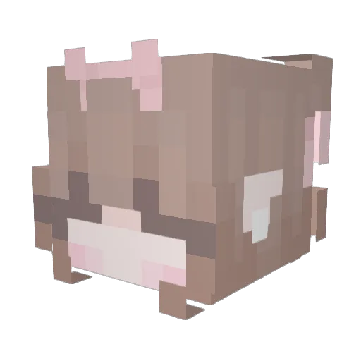 urhacked Minecraft avatar head, 3D render