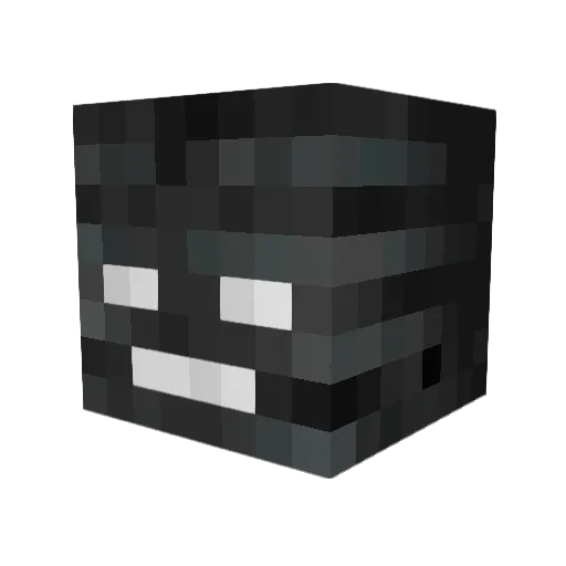 uria2005 Minecraft avatar head, 3D render