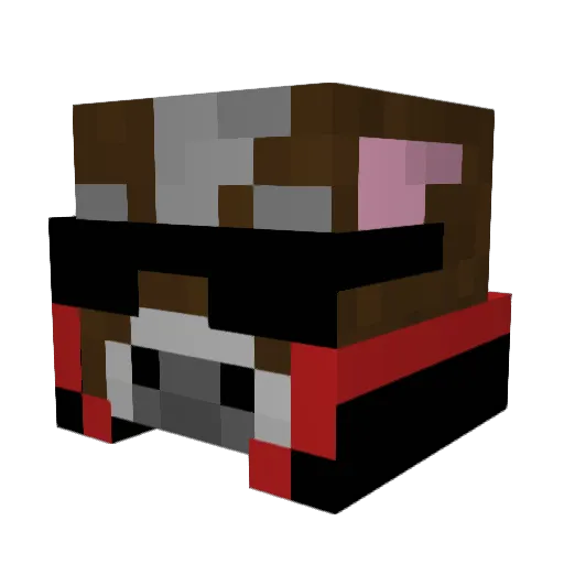 uriak318 Minecraft avatar head, 3D render