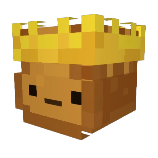 urigar Minecraft avatar head, 3D render