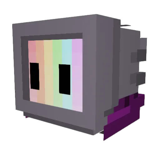 urijqh Minecraft avatar head, 3D render