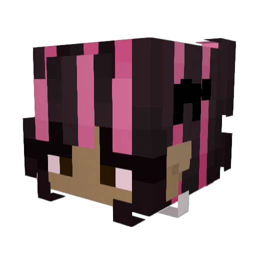 urimaginingme Minecraft avatar head, 3D render