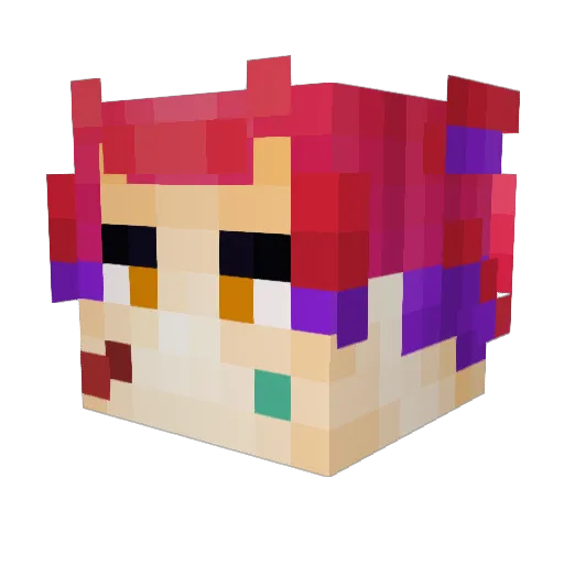 uriroth Minecraft avatar head, 3D render