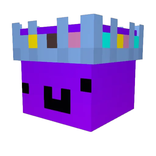 uriser1 Minecraft avatar head, 3D render
