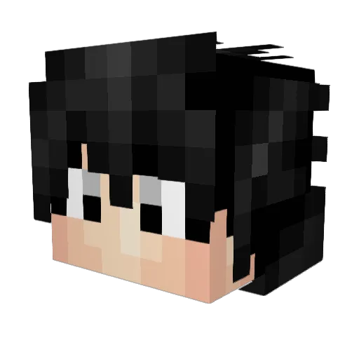 urkex3_ Minecraft avatar head, 3D render