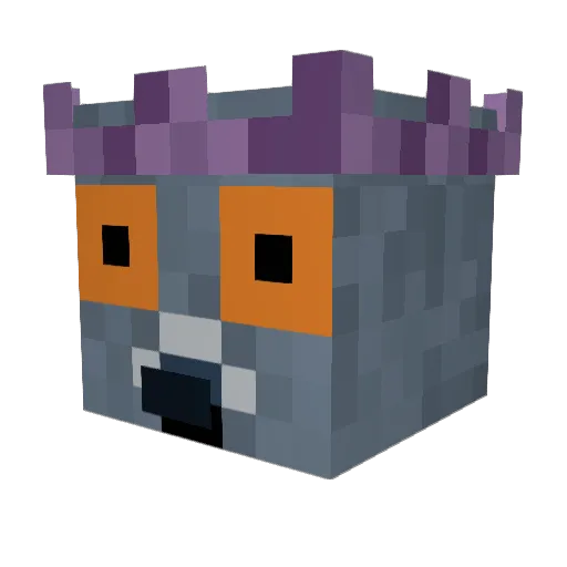 urkitchen Minecraft avatar head, 3D render