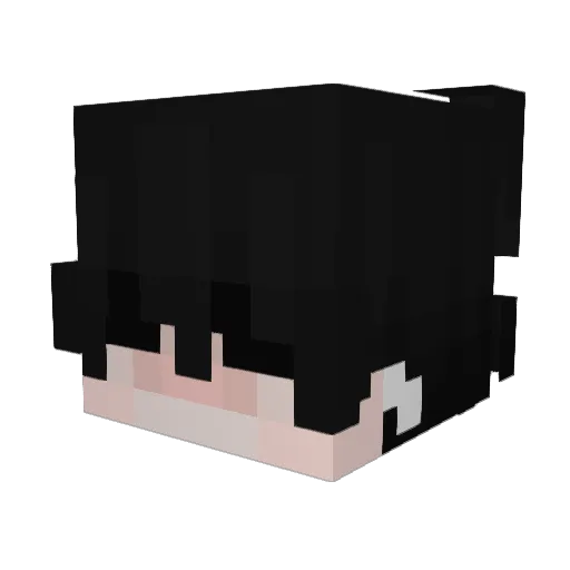 urlooo Minecraft avatar head, 3D render