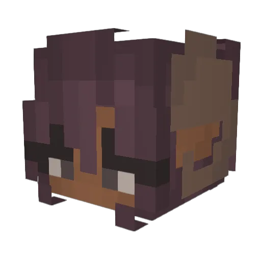 urmom37 Minecraft avatar head, 3D render