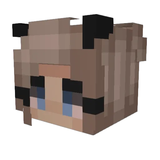 urmumlolo Minecraft avatar head, 3D render