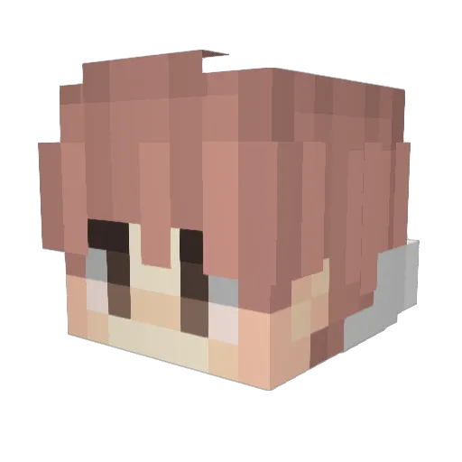 urmyhope Minecraft avatar head, 3D render
