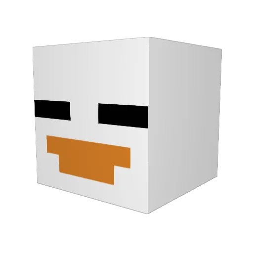 urnan1234 Minecraft avatar head, 3D render