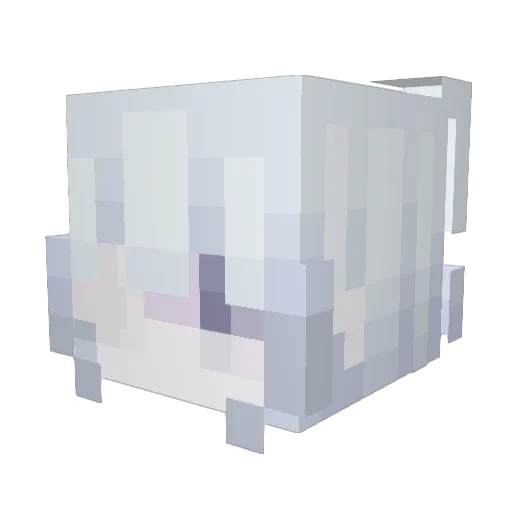 urodliv Minecraft avatar head, 3D render