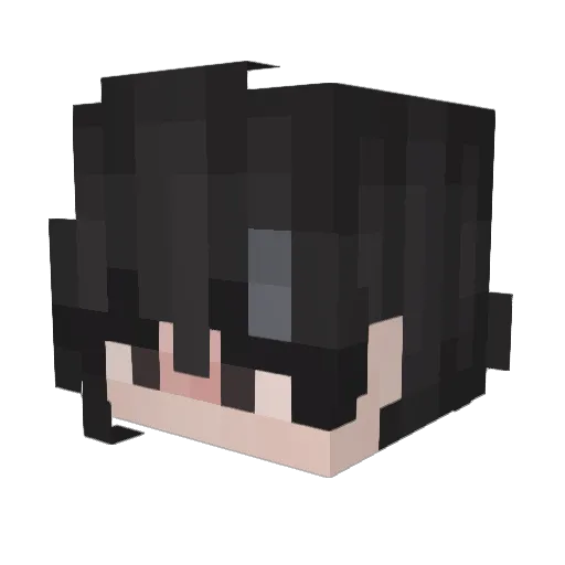 urojony Minecraft avatar head, 3D render