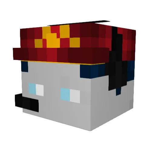 urs1764 Minecraft avatar head, 3D render