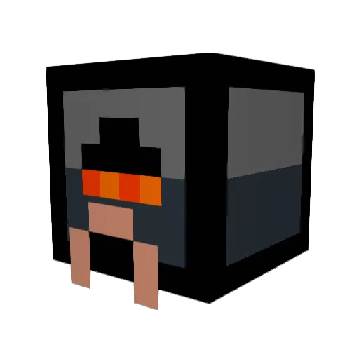 ursadlol Minecraft avatar head, 3D render