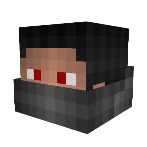 ursmelly Minecraft avatar head, 3D render