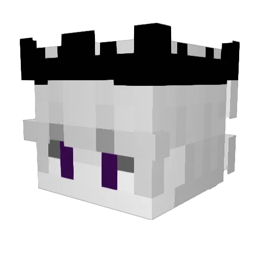 ursopolarr Minecraft avatar head, 3D render