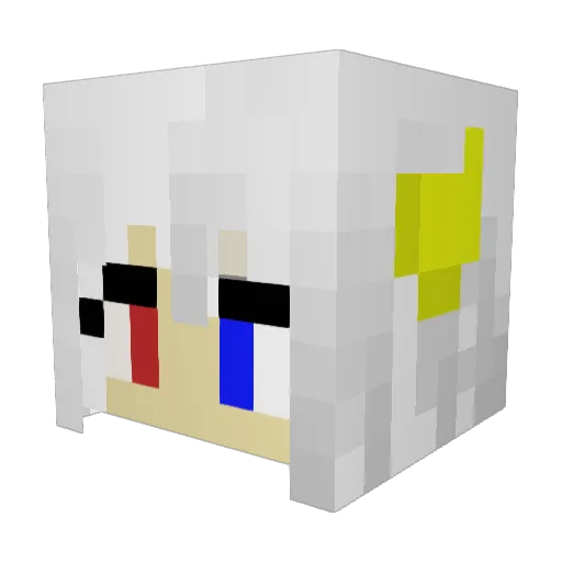 urusy_21 Minecraft avatar head, 3D render