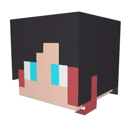 uruuuuuuuuuu Minecraft avatar head, 3D render