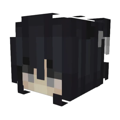 urz_nyx Minecraft avatar head, 3D render