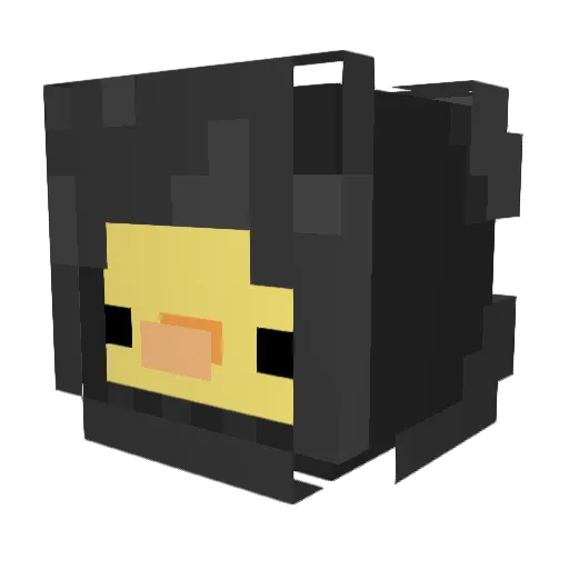 usachanpon Minecraft avatar head, 3D render