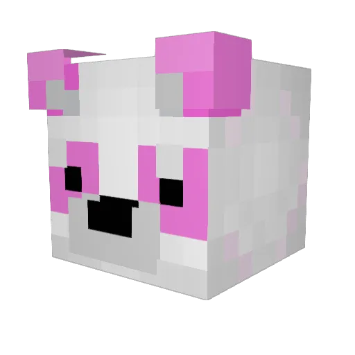 usagi1217 Minecraft avatar head, 3D render