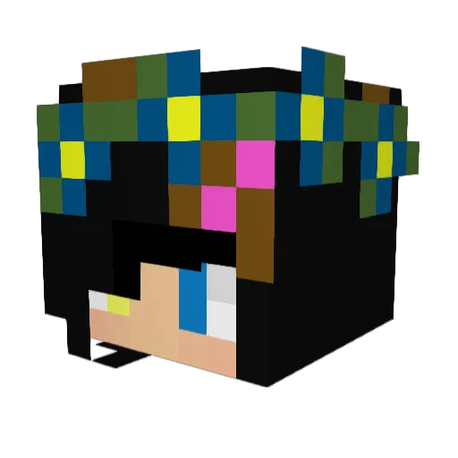 usagi778 Minecraft avatar head, 3D render
